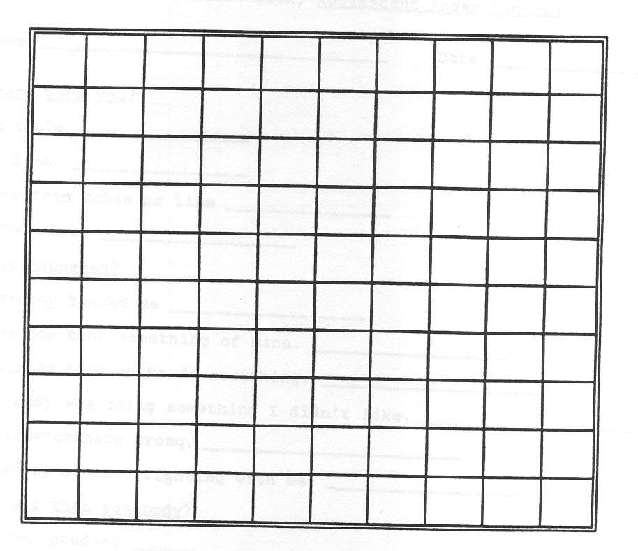 blank table chart maker